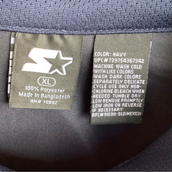 Men’s Starter Windbreaker Jacket Size XL - Picture 3 of 8